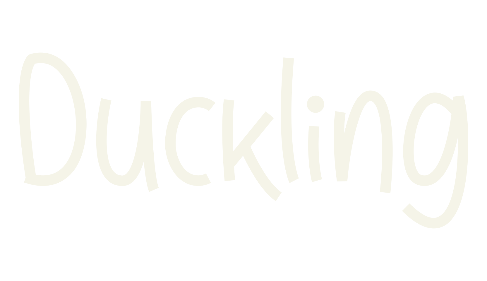 Duckling, easter font preview