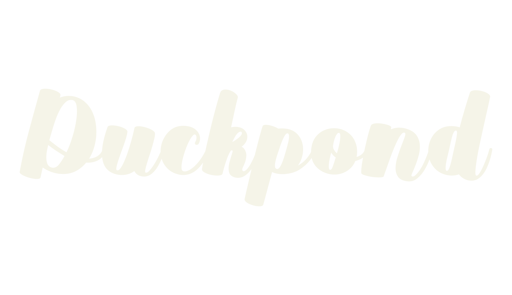 Duckpond, fashion script font preview