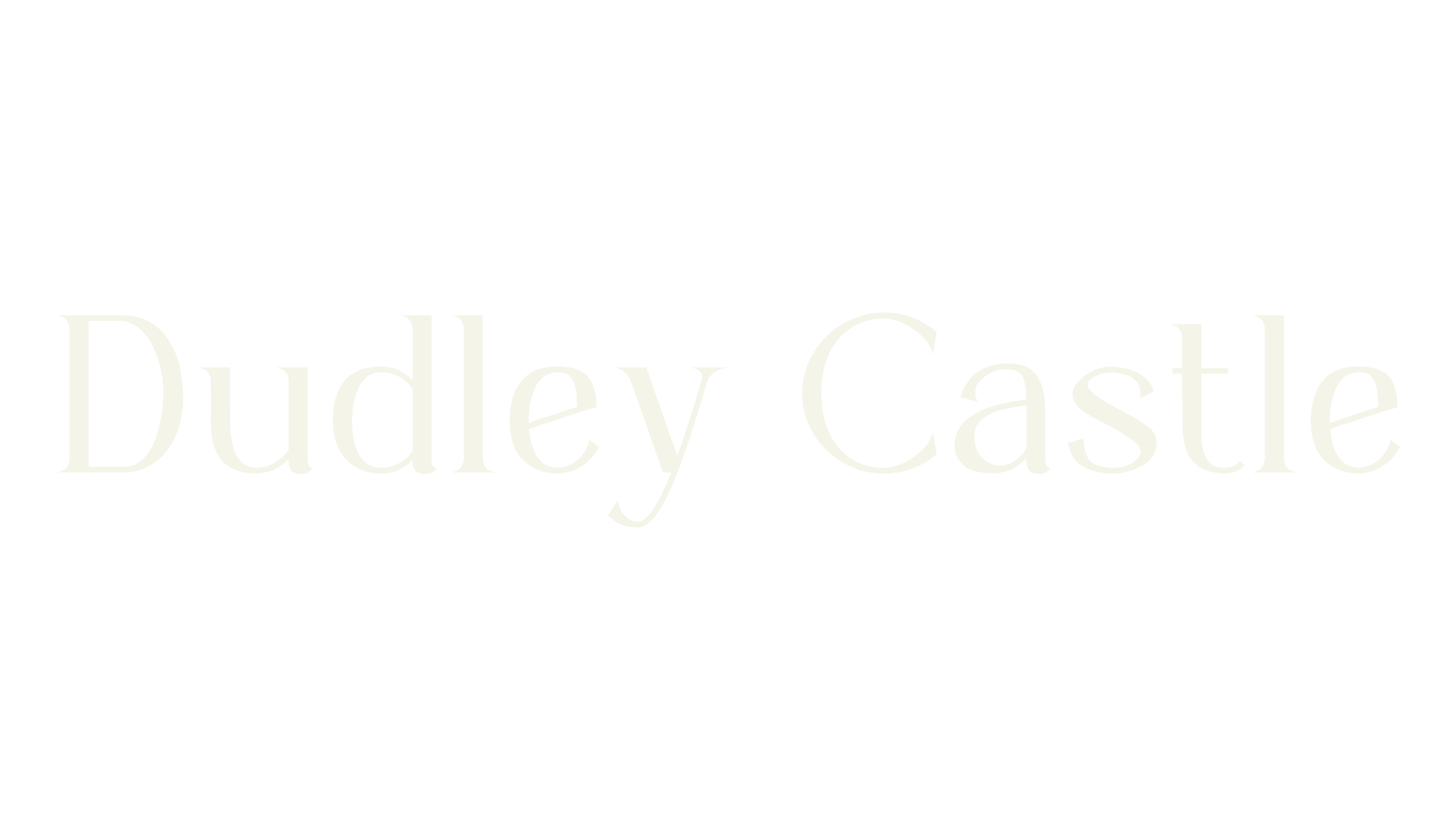 Dudley Castle, serif font preview