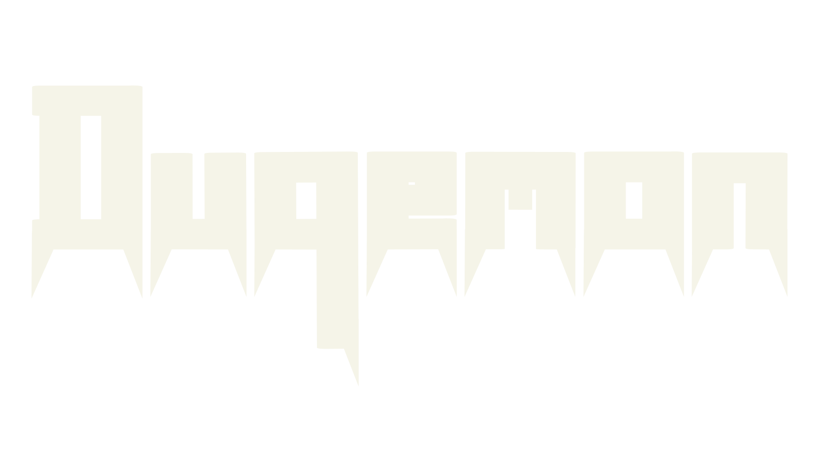 Dugemon, block font preview