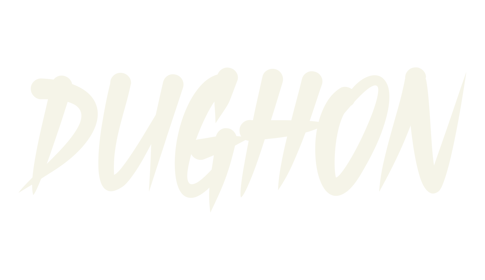 DUGHON, creepy font preview