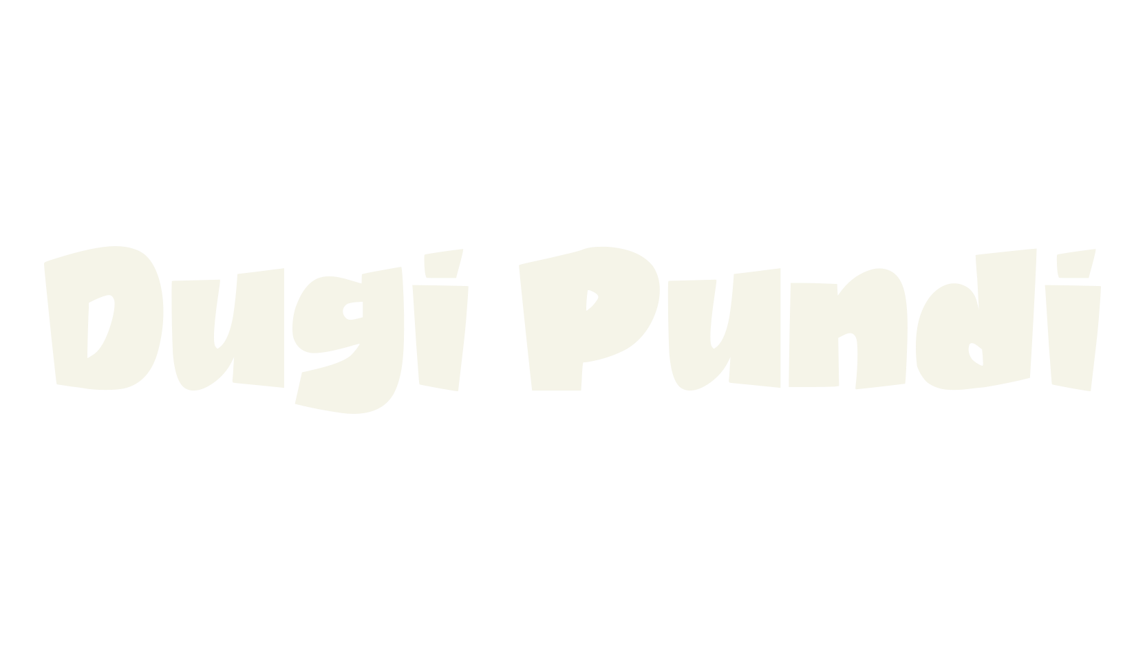 Dugi Pundi, bold font preview