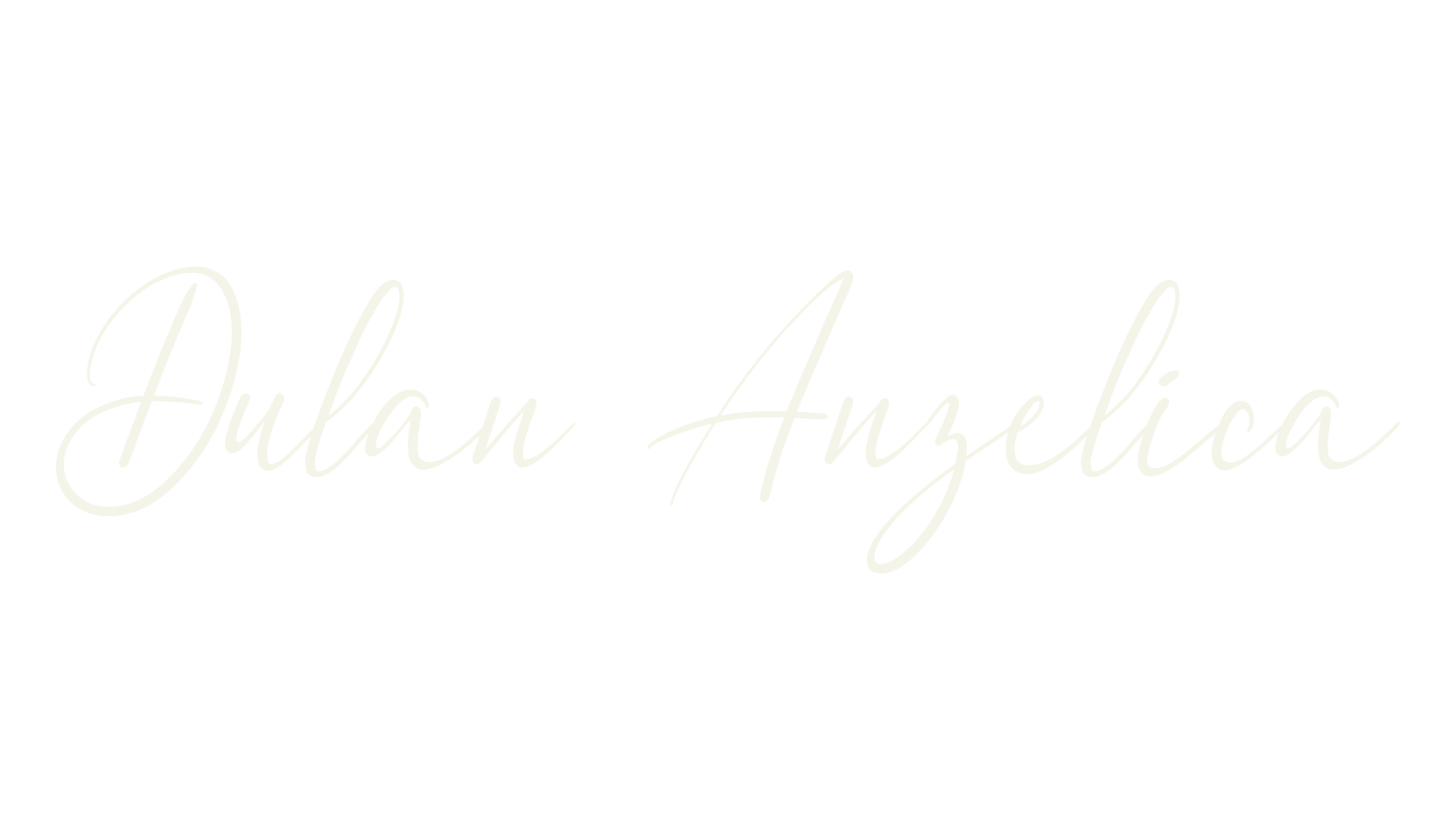 Dulan Anzelica, calligraphy font preview
