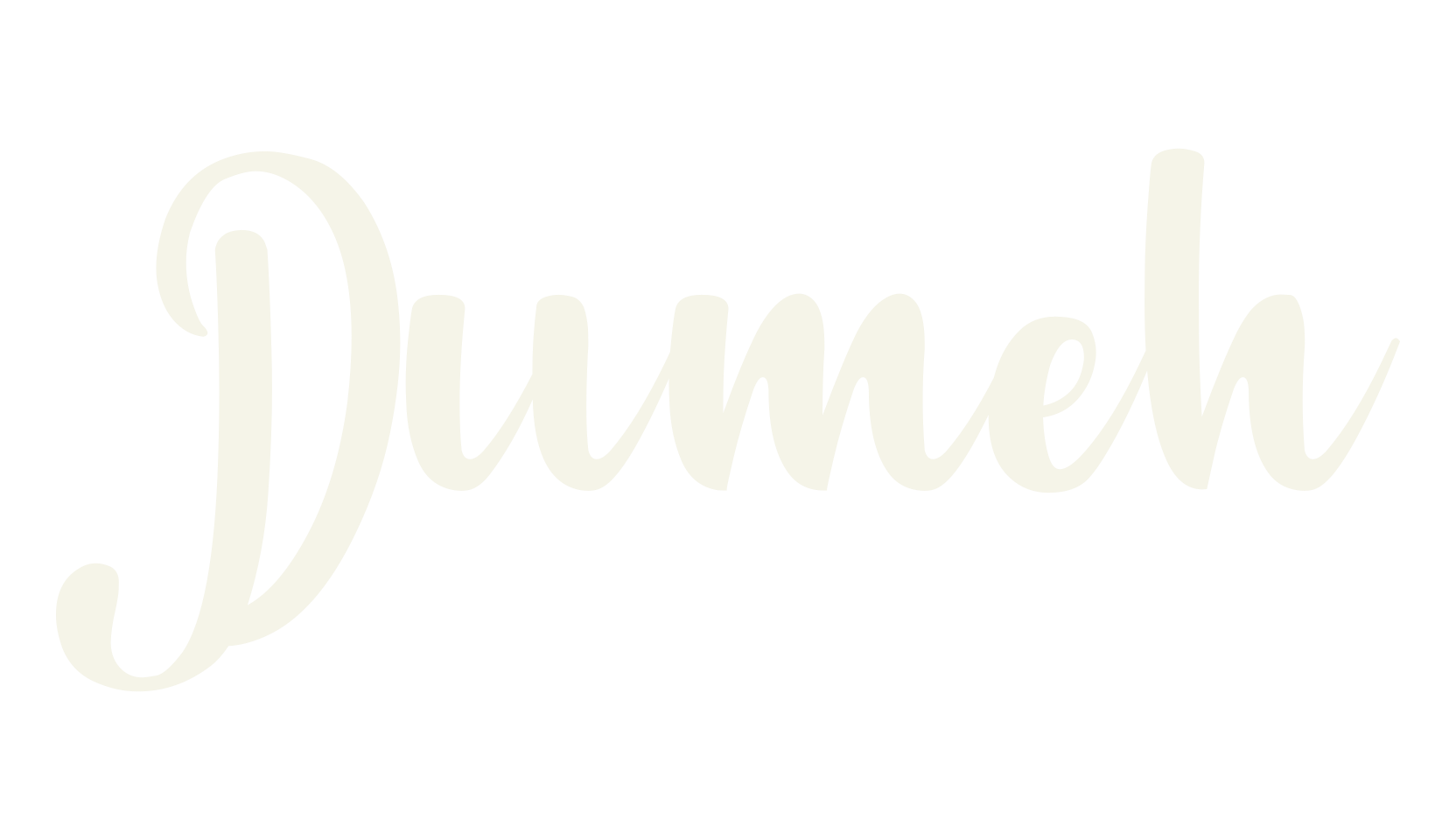 Dumeh, cursive font preview