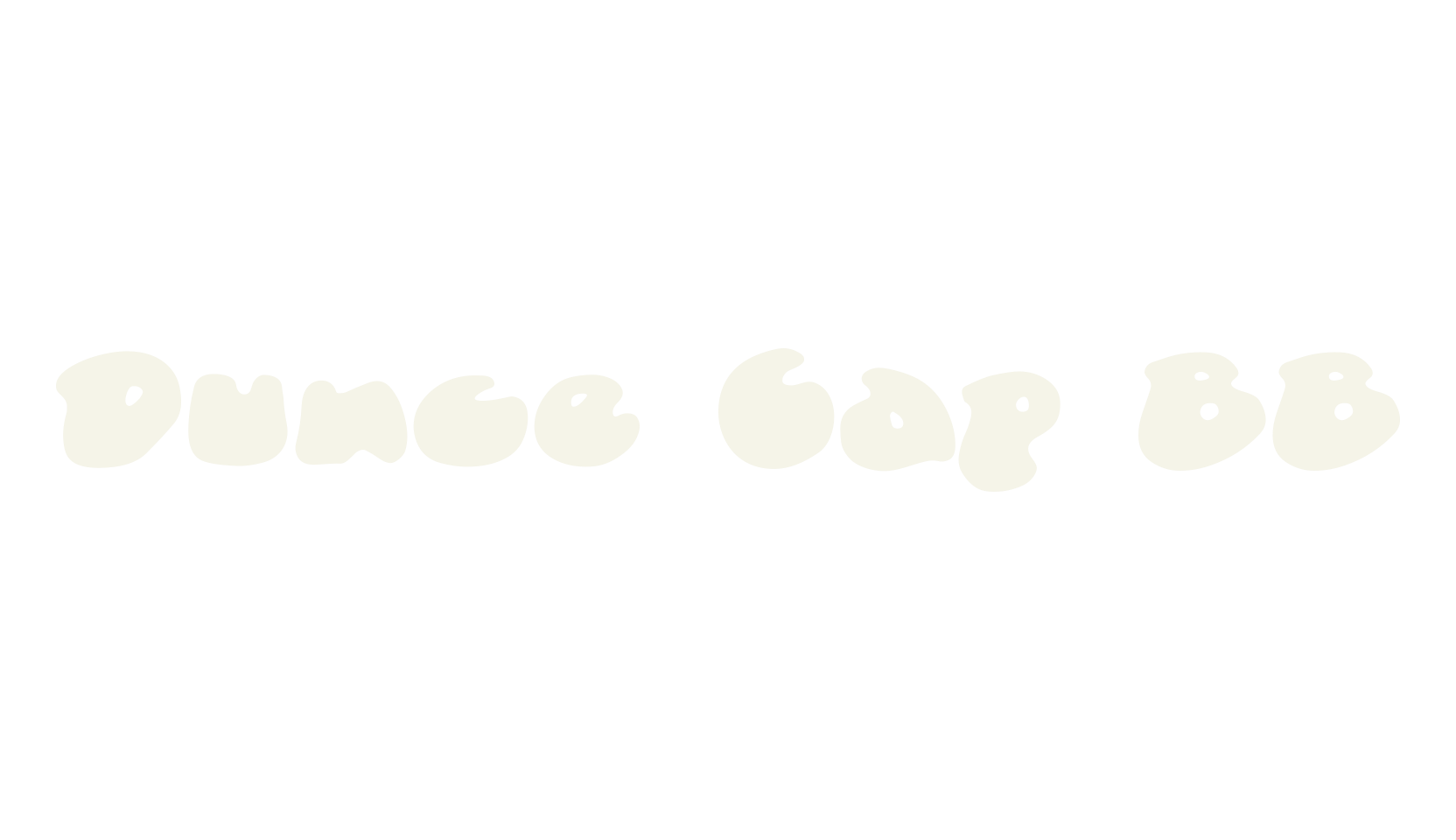 Dunce Cap BB, display market font preview