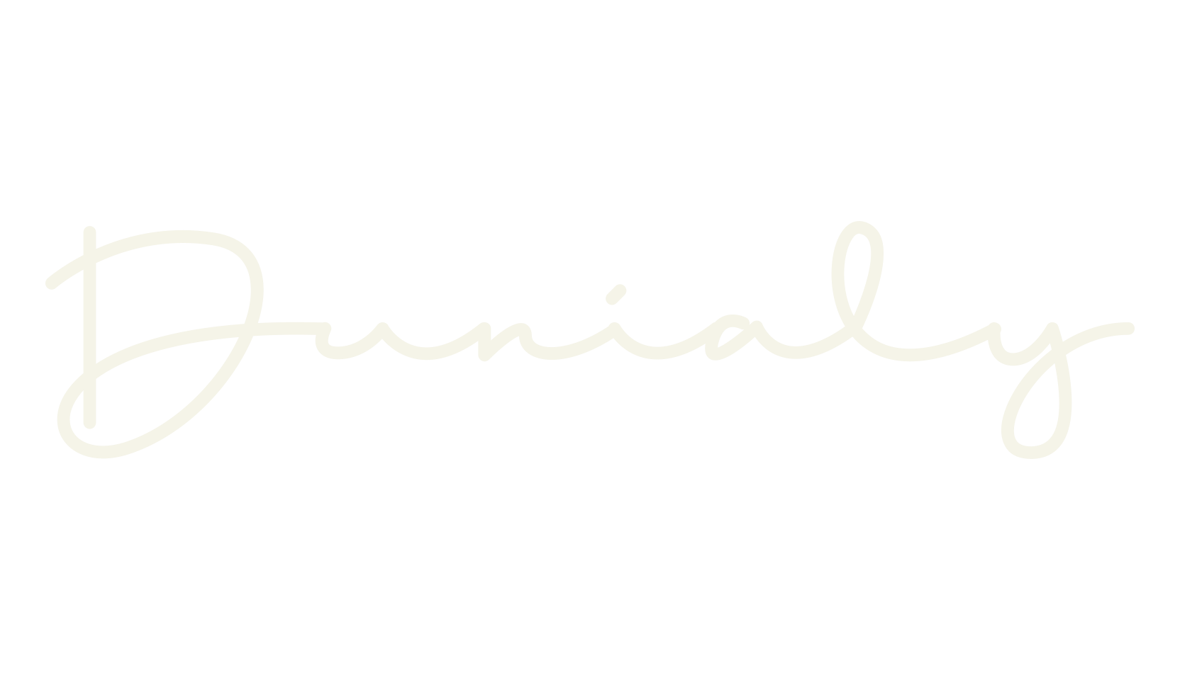 Dunialy, signature font preview
