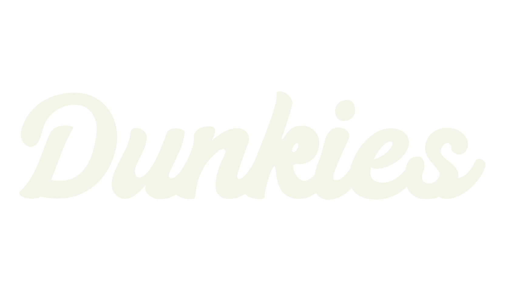 Dunkies, handwriting font preview