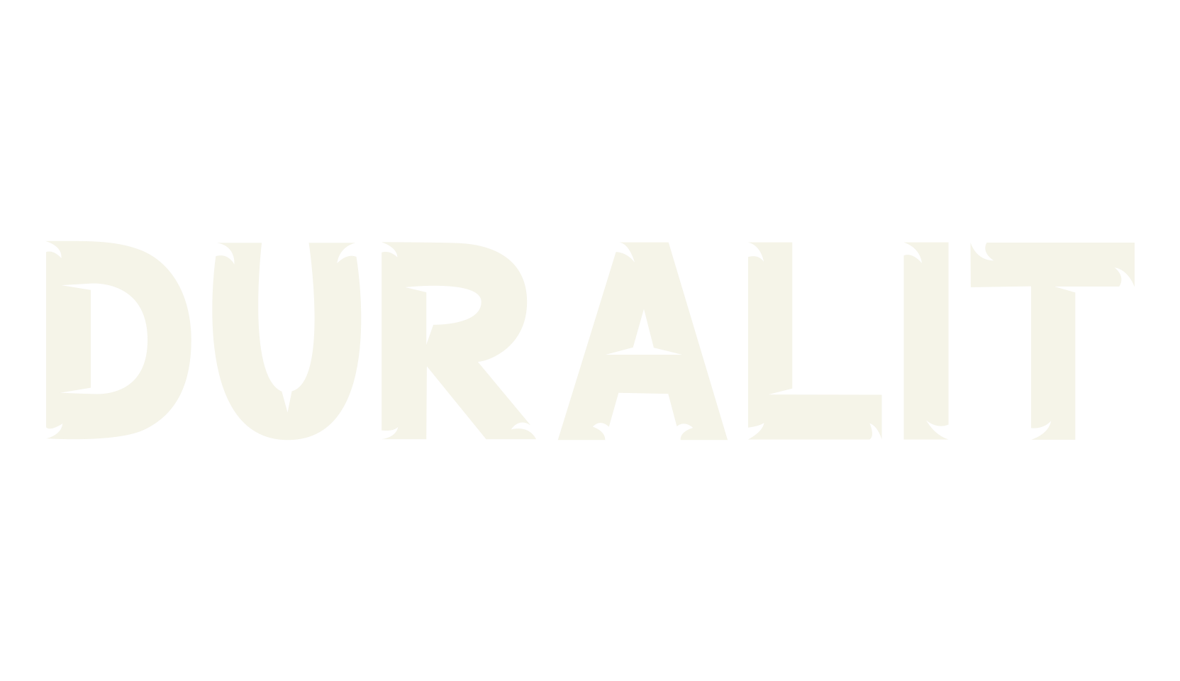 DURALIT, display font preview