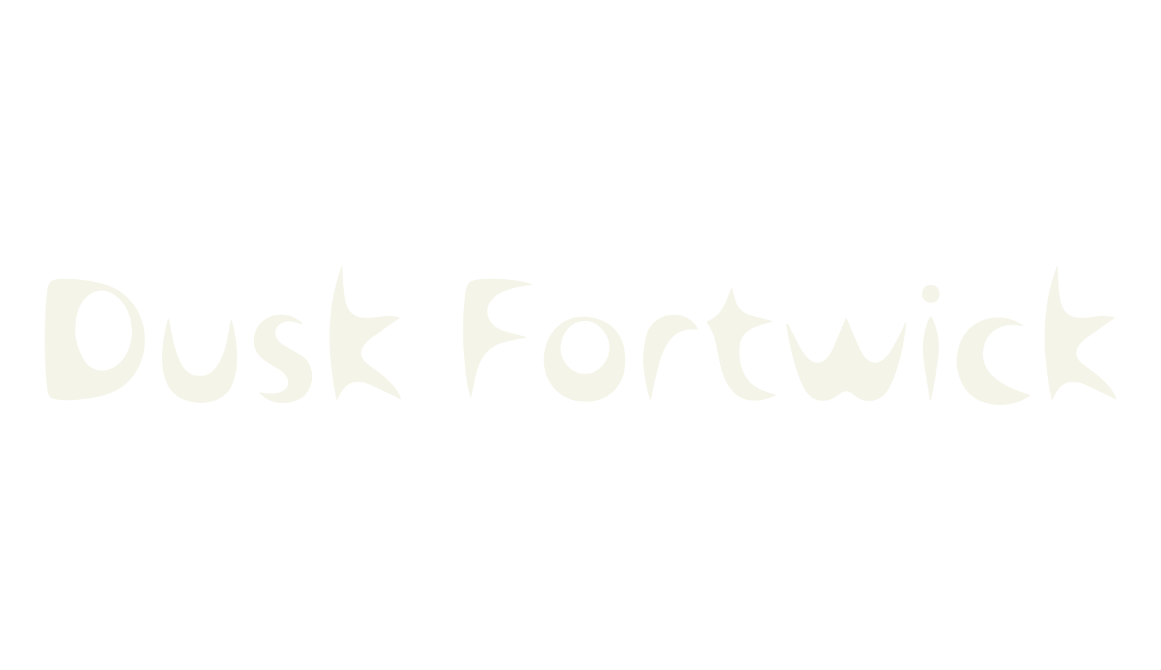 Dusk Fortwick, horror font preview