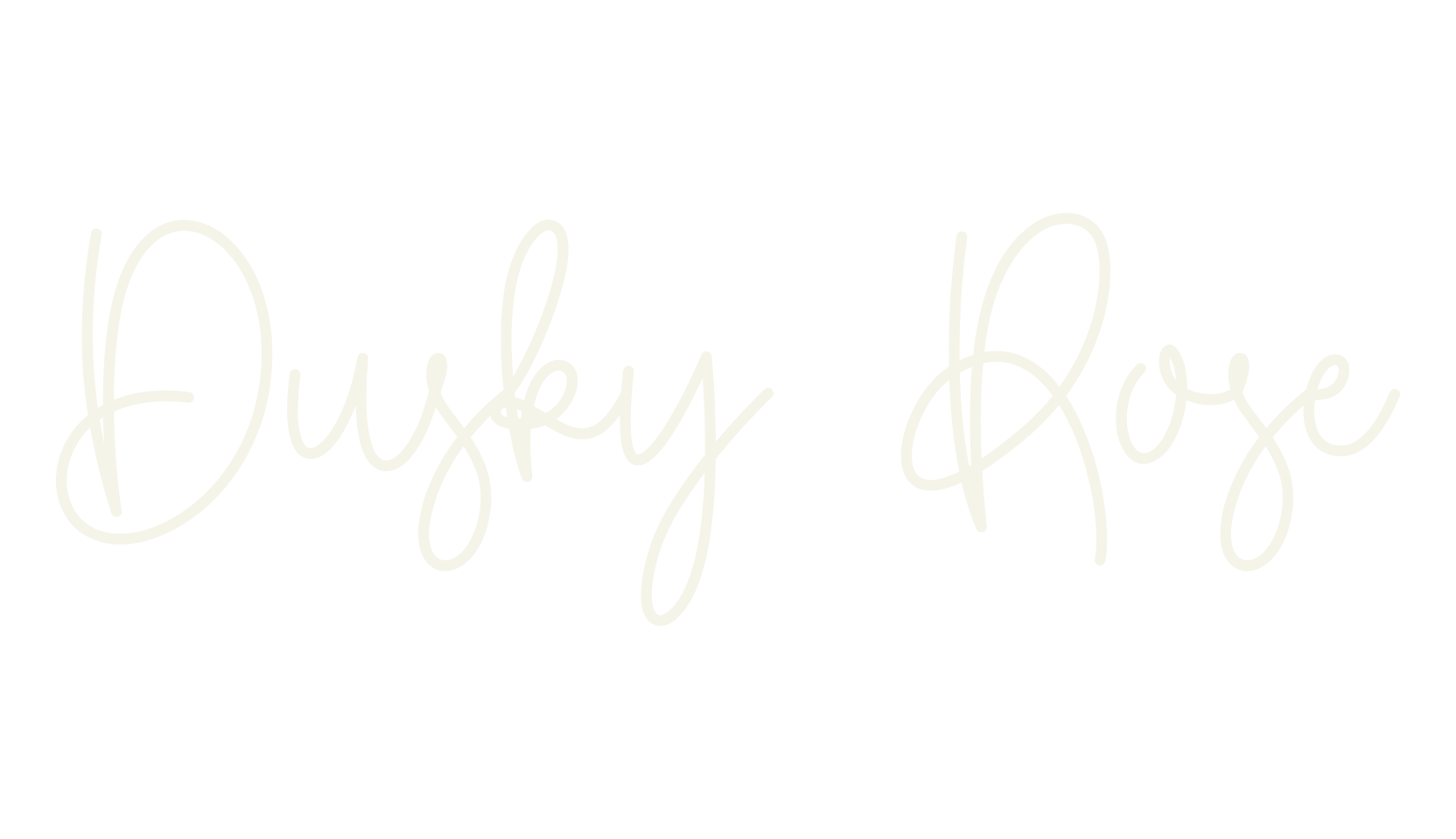 Dusky Rose, fashion script font preview