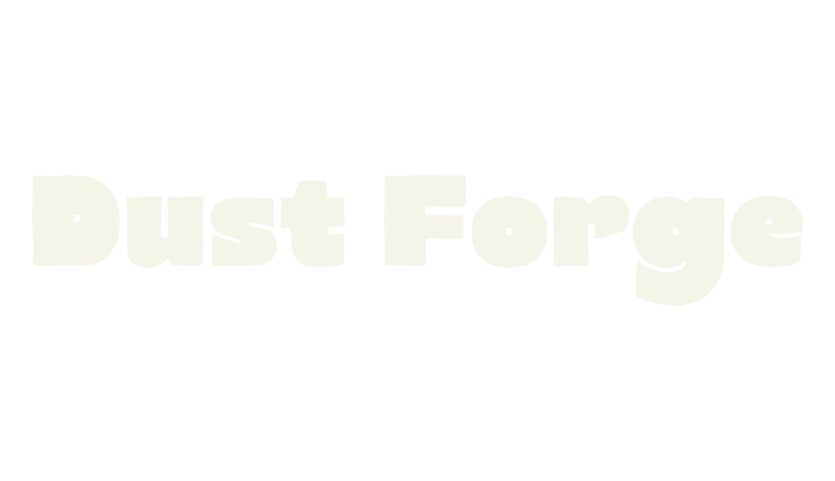 Dust Forge, sans font preview