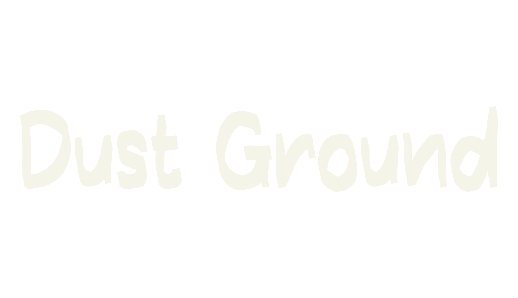 Dust Ground, comic book font preview