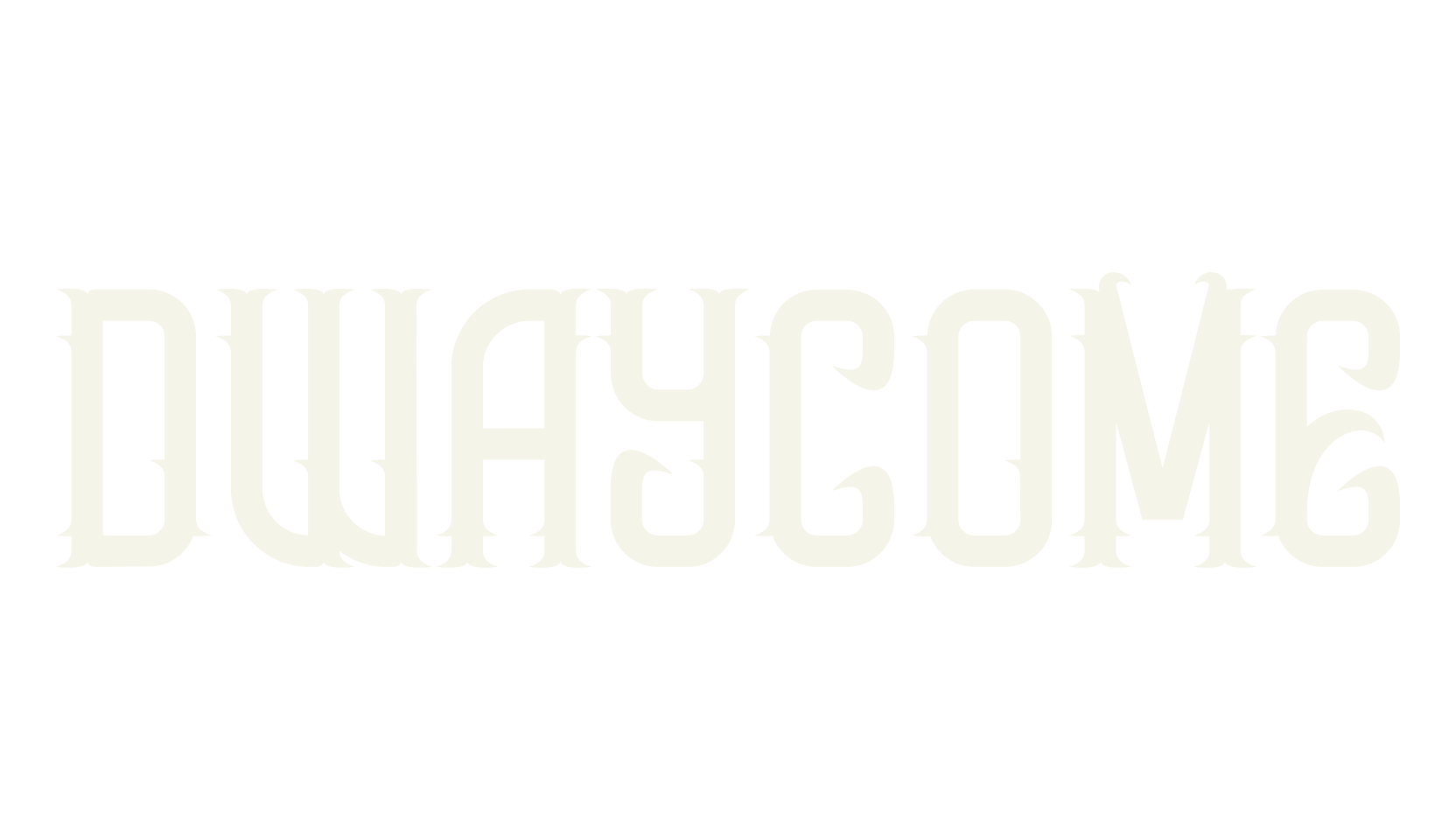 Dwaycome, gothic font preview