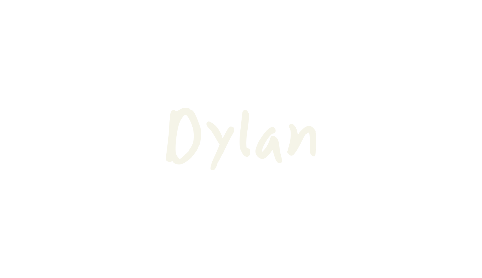 Dylan, handwriting font preview