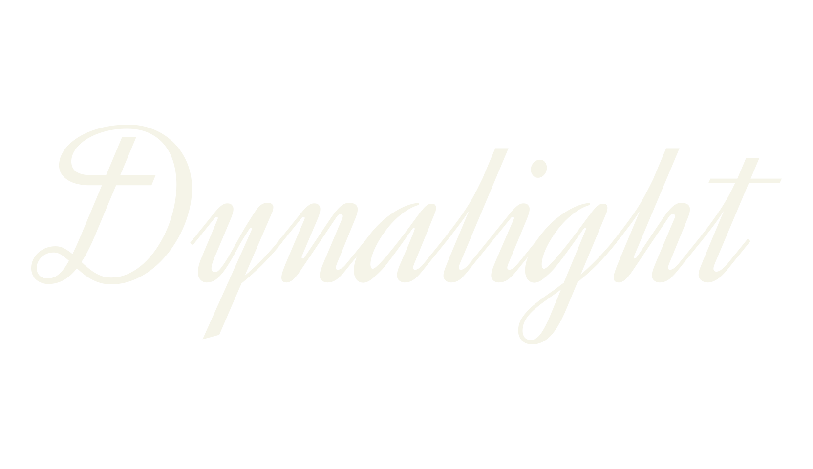 Dynalight, fashion script font preview