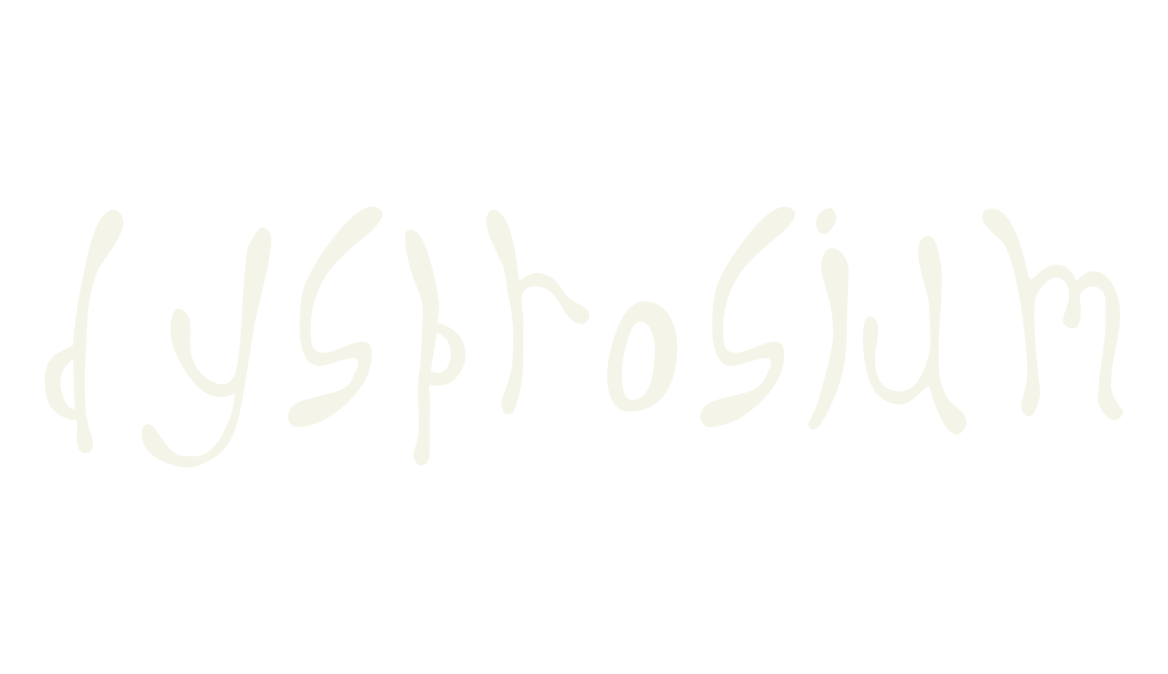 Dysprosium, bizarre font preview