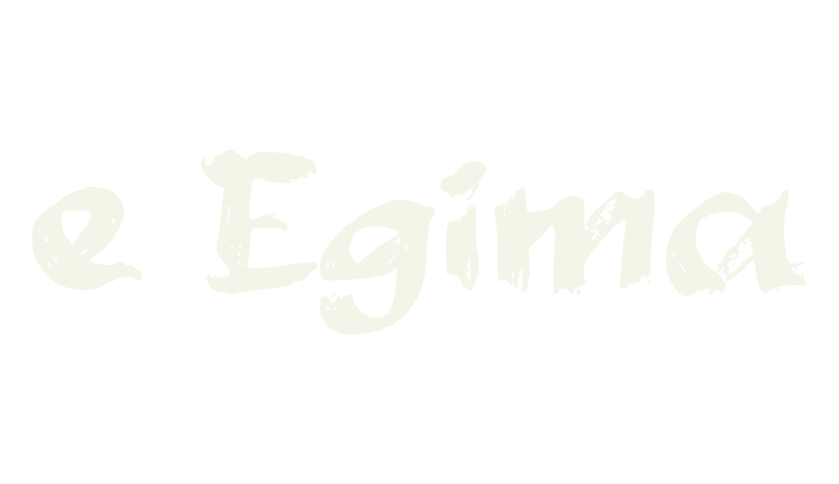 e Egima, bold font preview