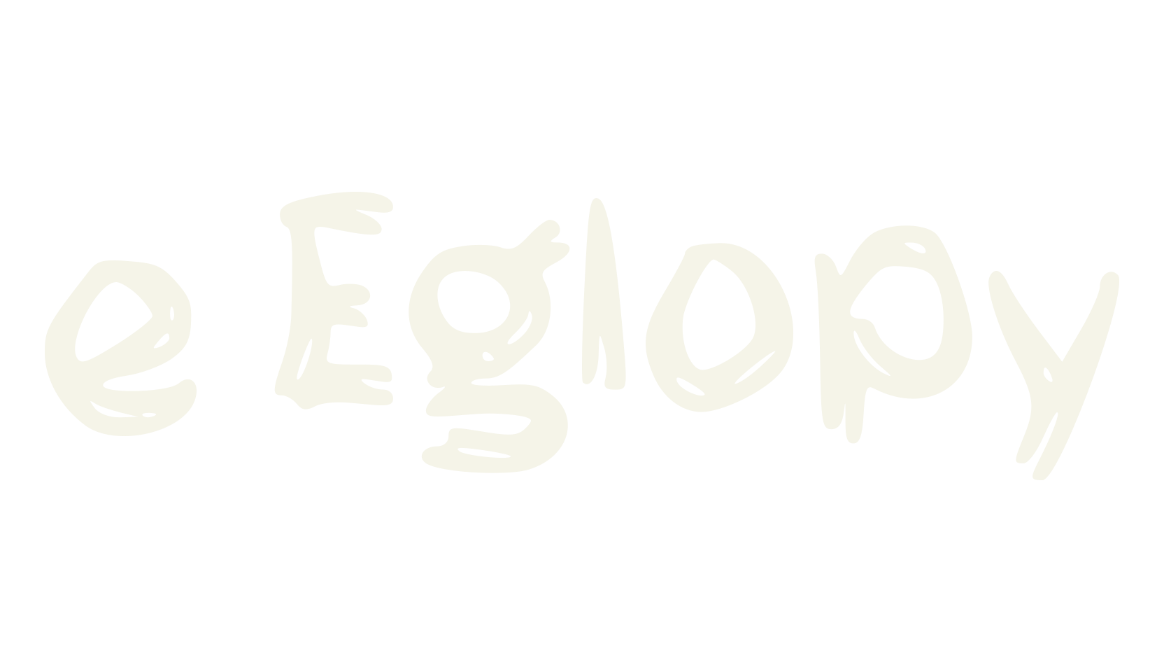 e Eglopy, funky font preview