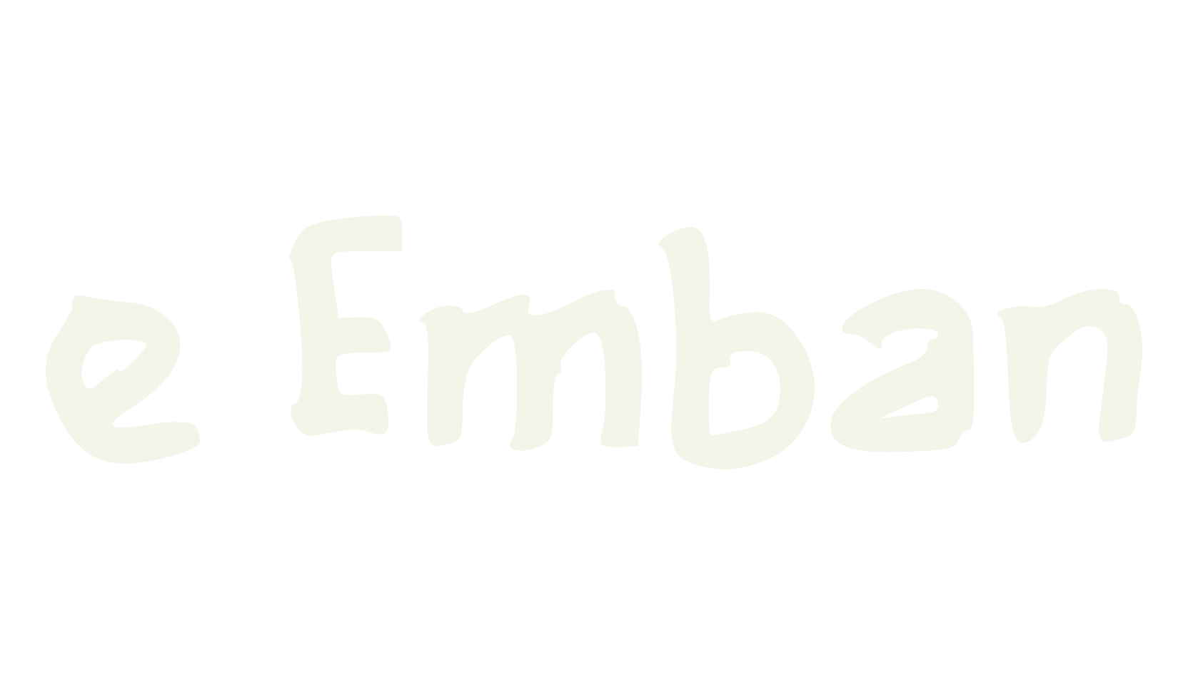 e Emban, cool font preview