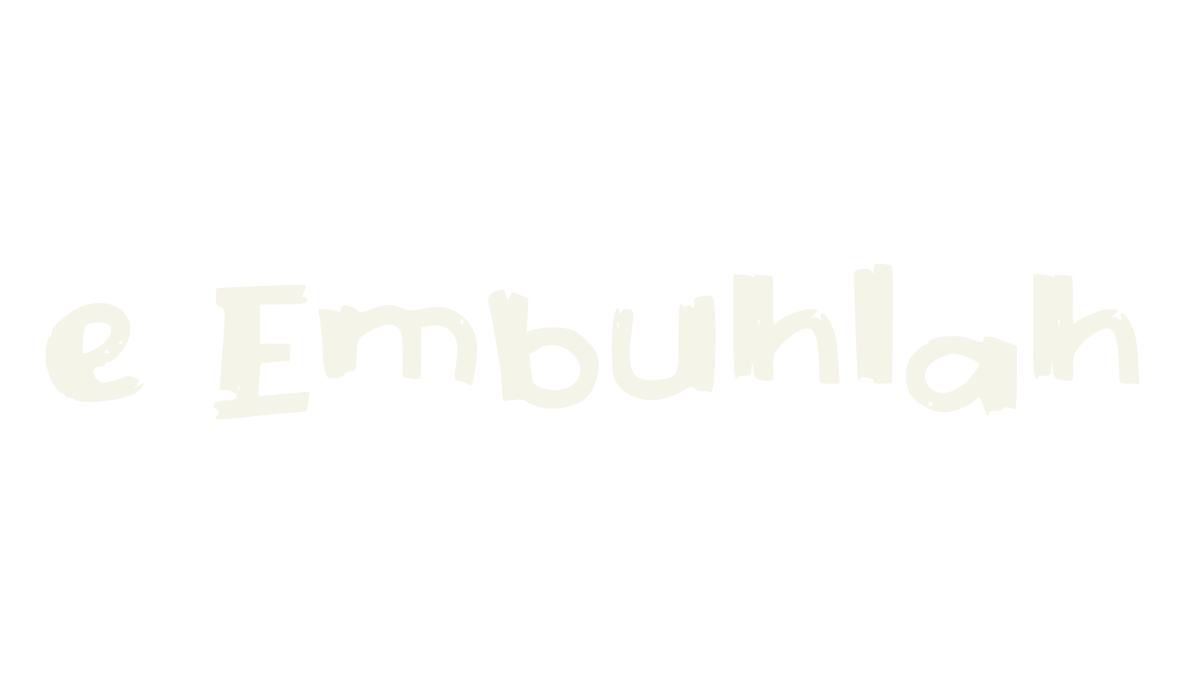 e Embuhlah, cool font preview