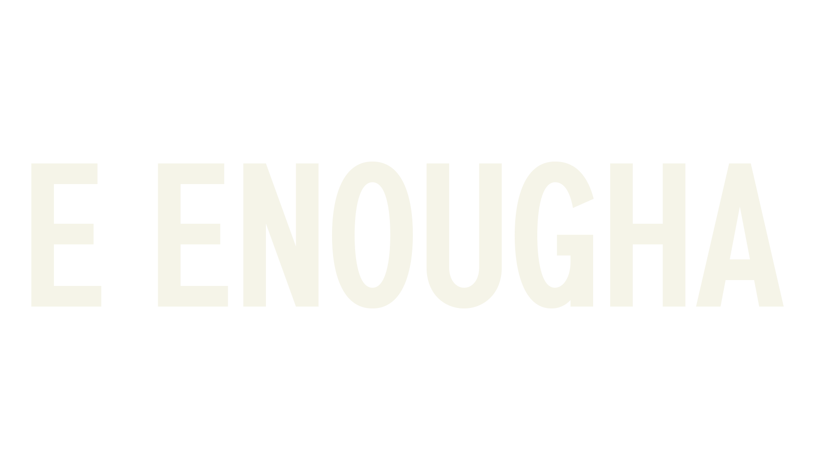 e Enougha, basic font preview