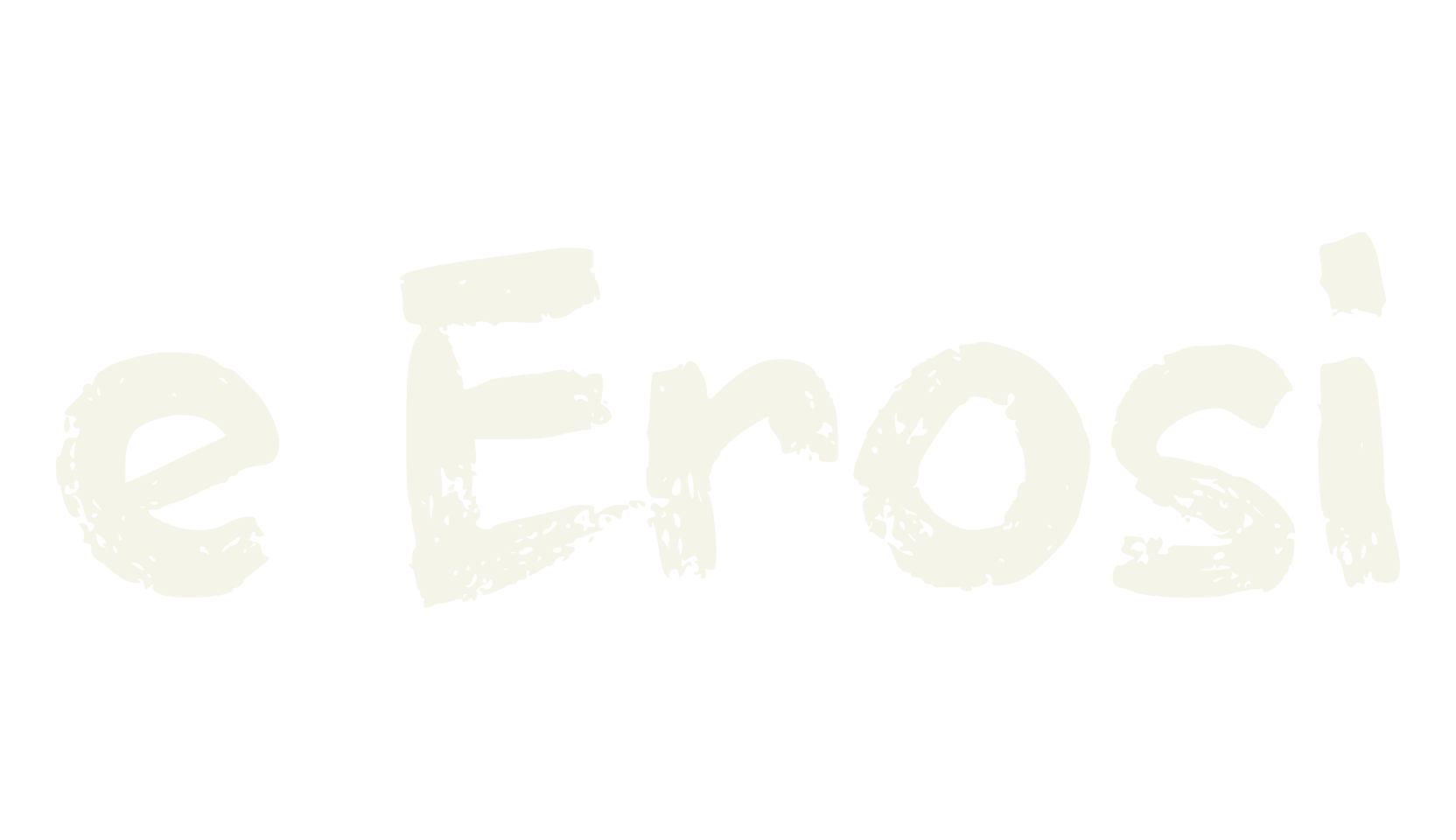 e Erosi, grunge font preview