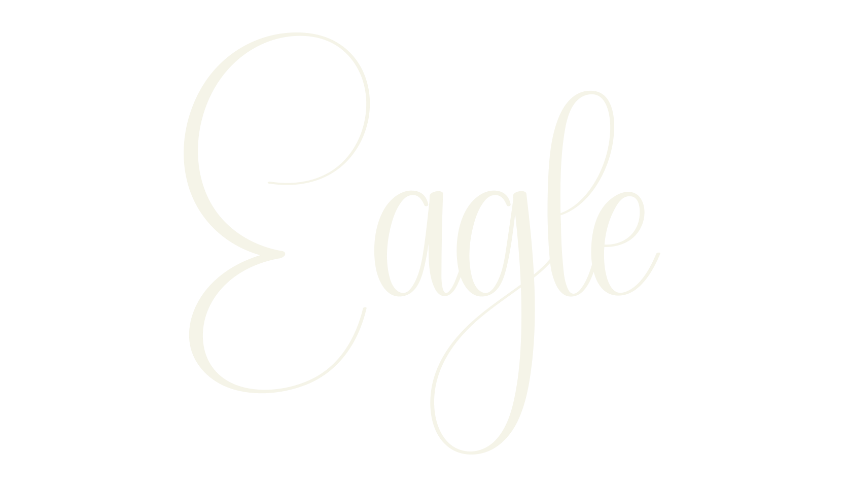 Eagle, calligraphy font preview