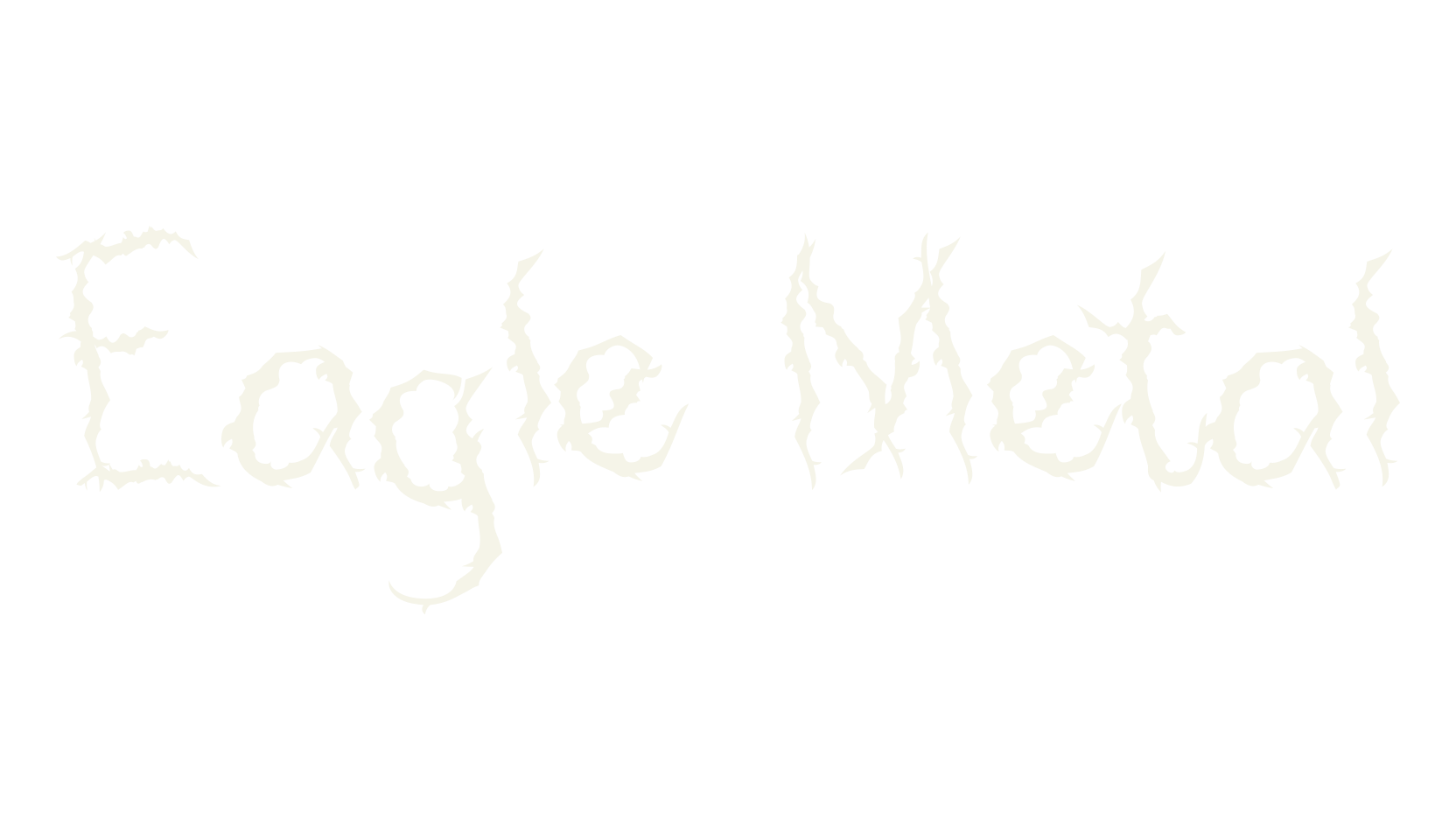 Eagle Metal, death metal font preview