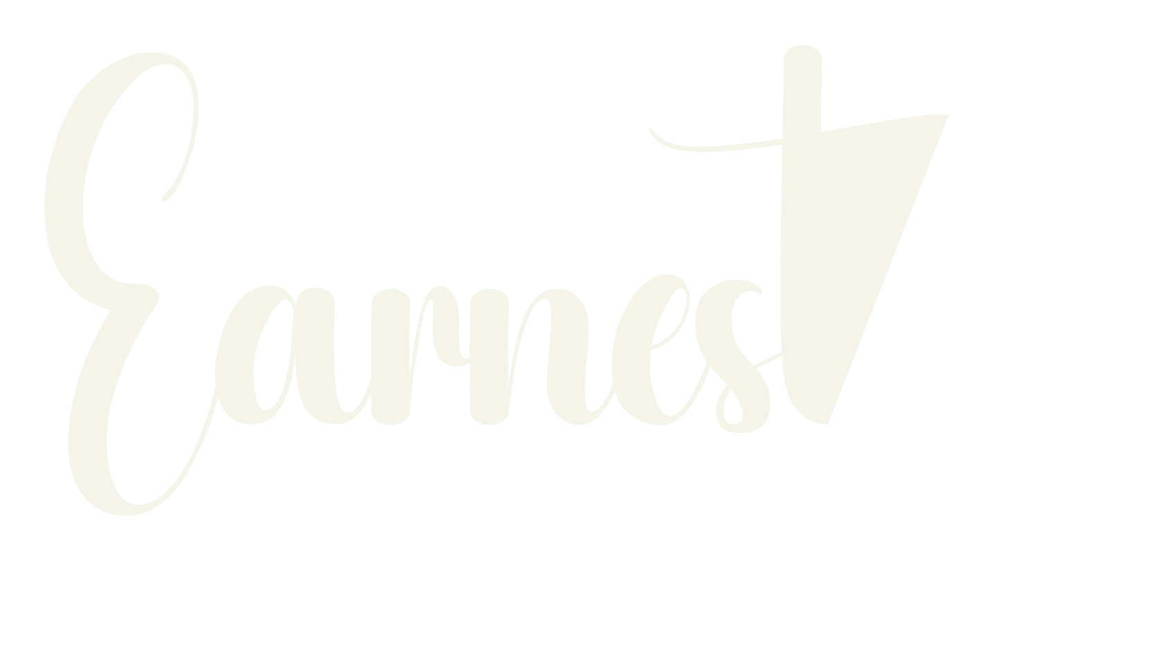 Earnestly, calligraphy font preview