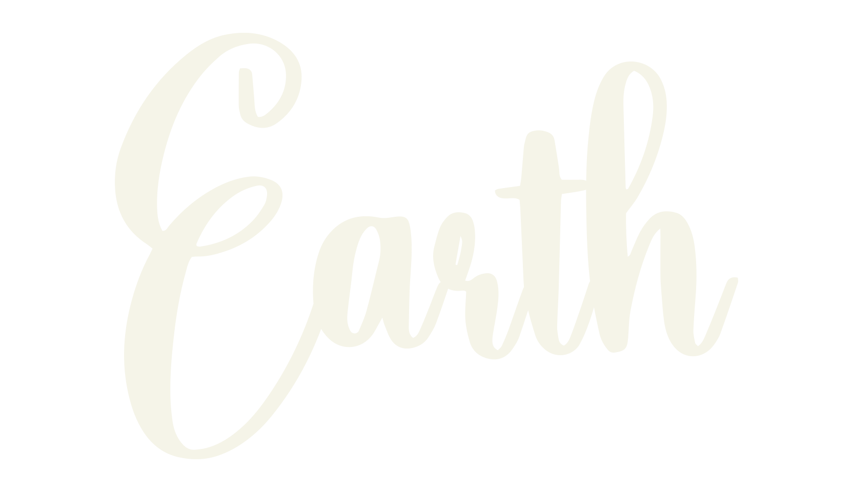 Earth, fashion script font preview