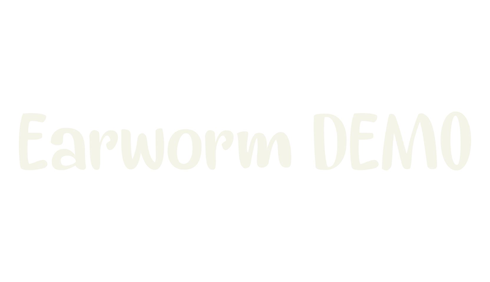 Earworm DEMO, display market font preview
