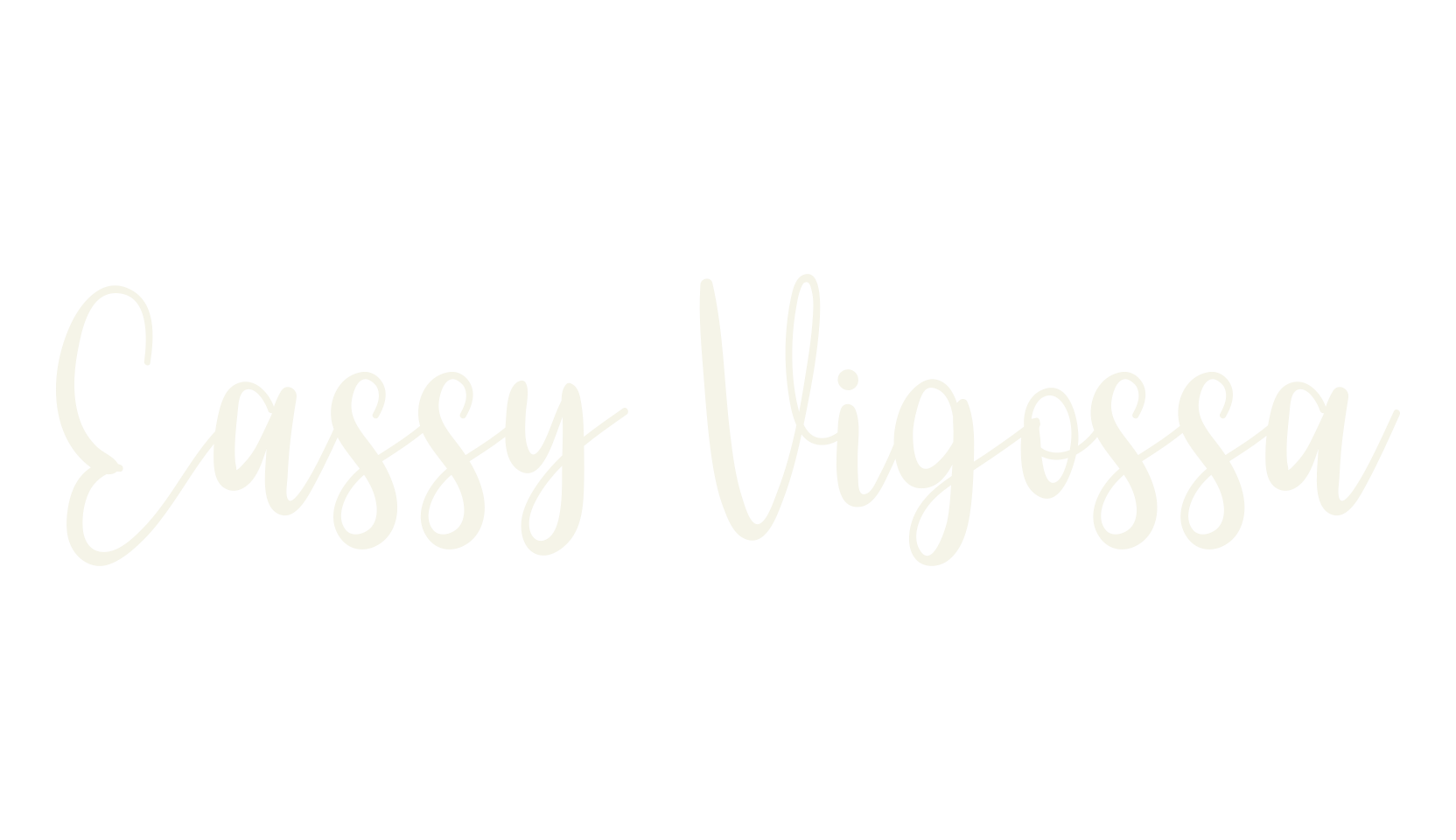 Eassy Vigossa, calligraphy font preview