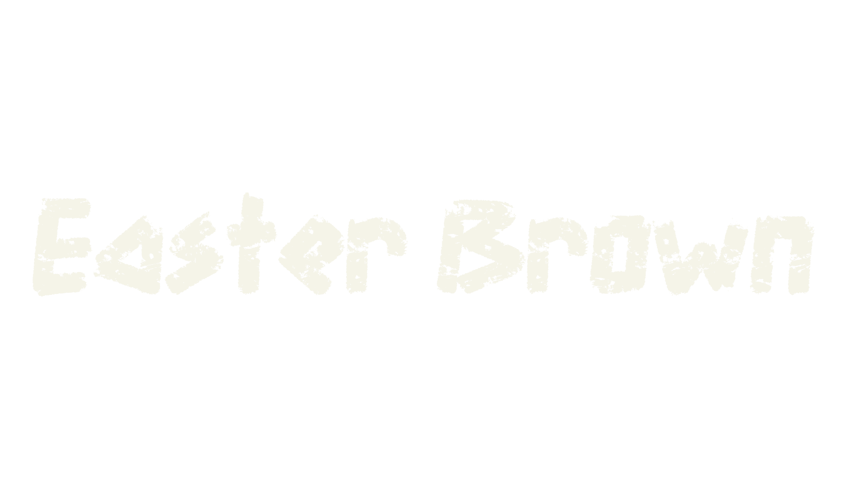 Easter Brown, easter font preview