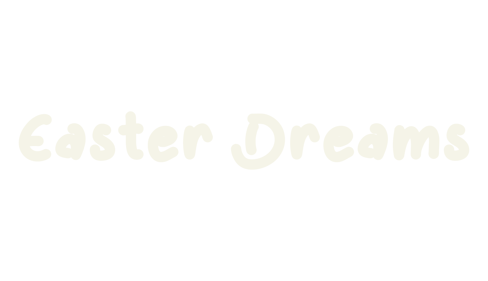 Easter Dreams, cute font preview