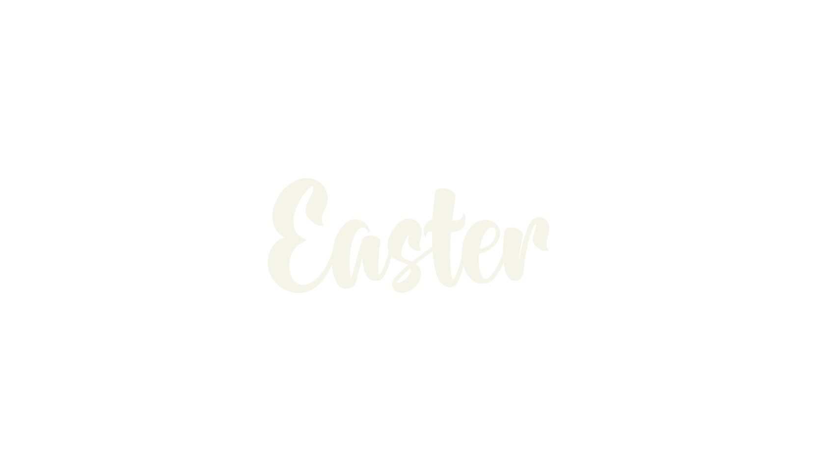 Easter, lettering font preview