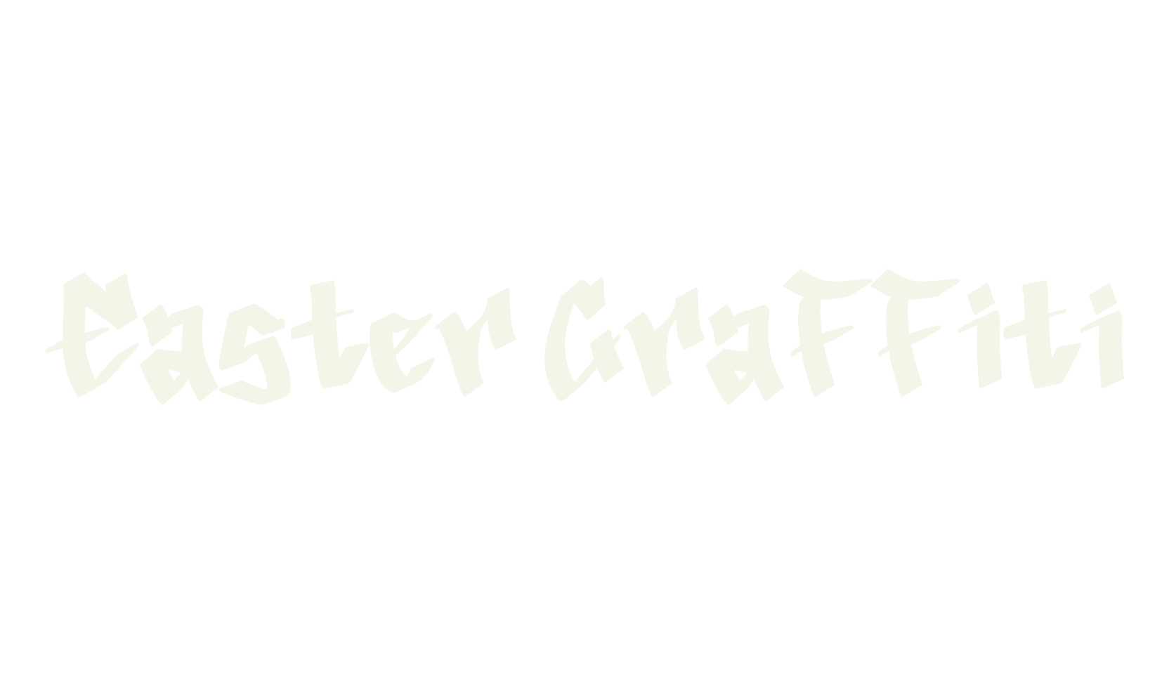 Easter Graffiti, graffiti font preview