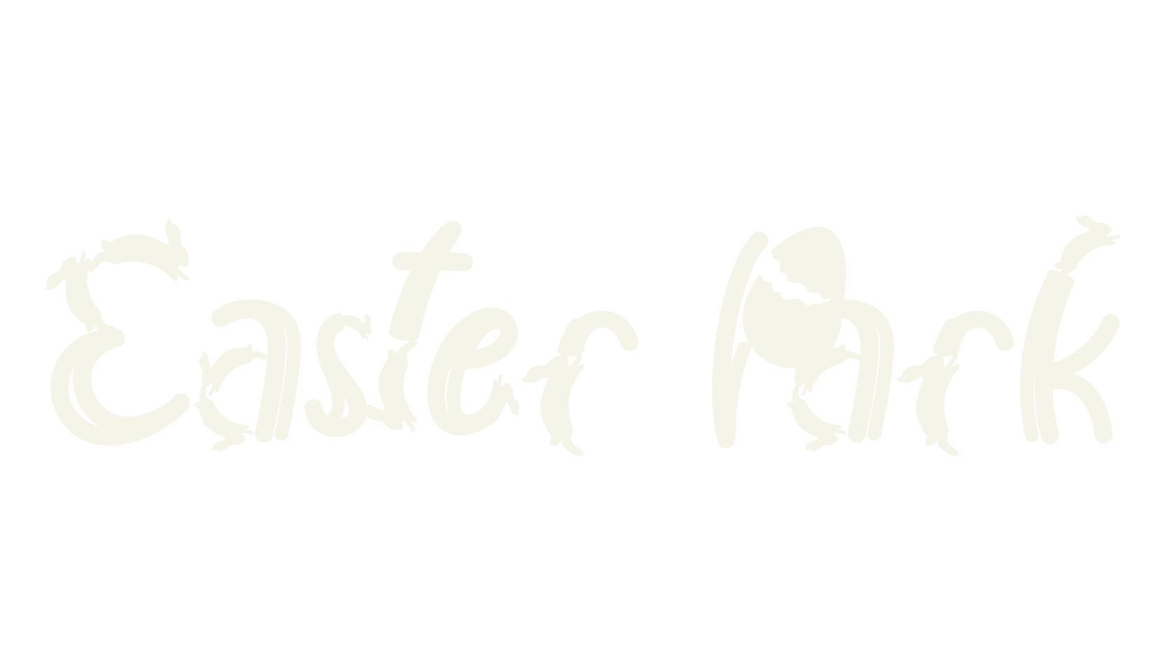 Easter Park, easter font preview