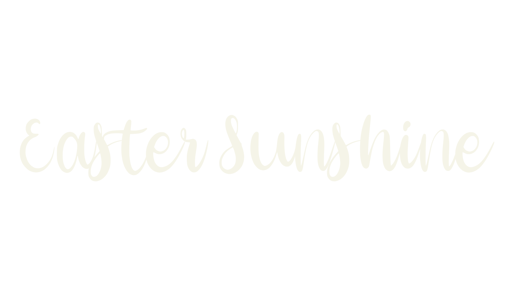 Easter Sunshine, easter font preview