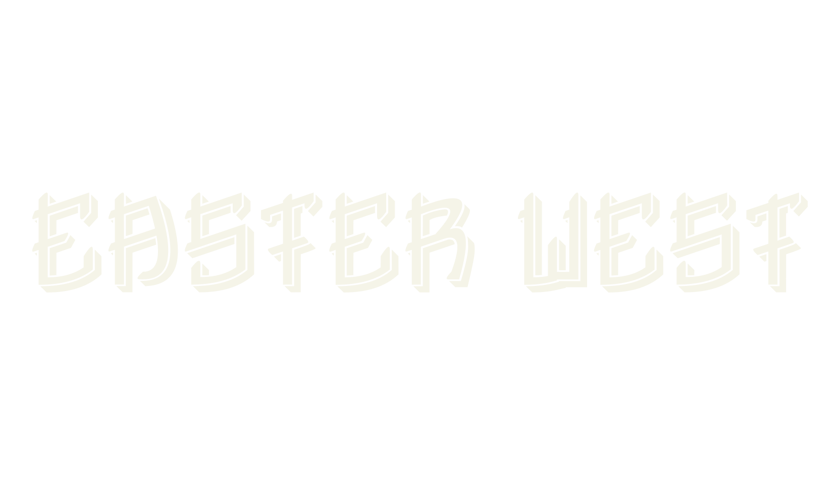 Easter West, chinese font preview