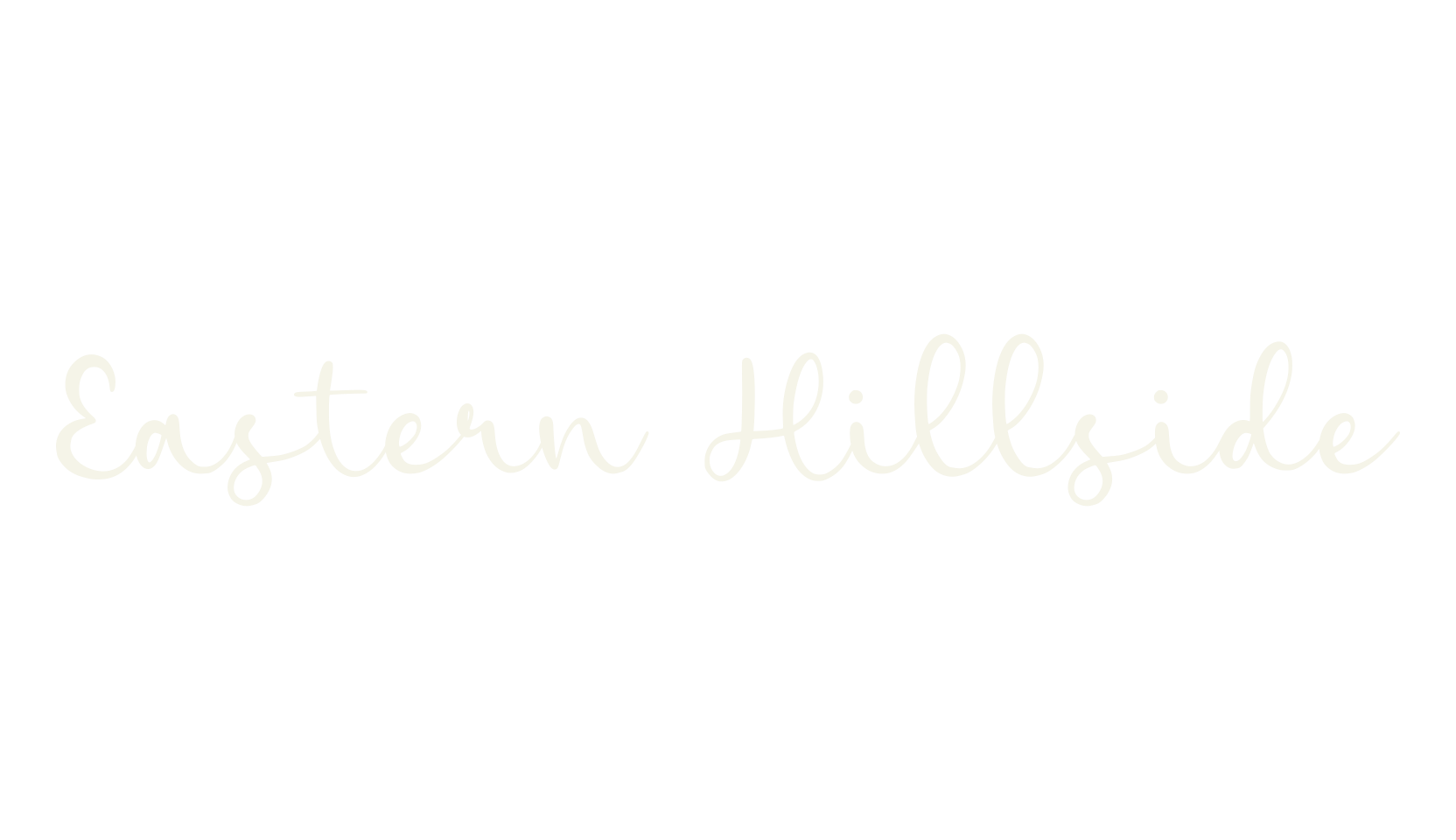 Eastern Hillside, pretty font preview