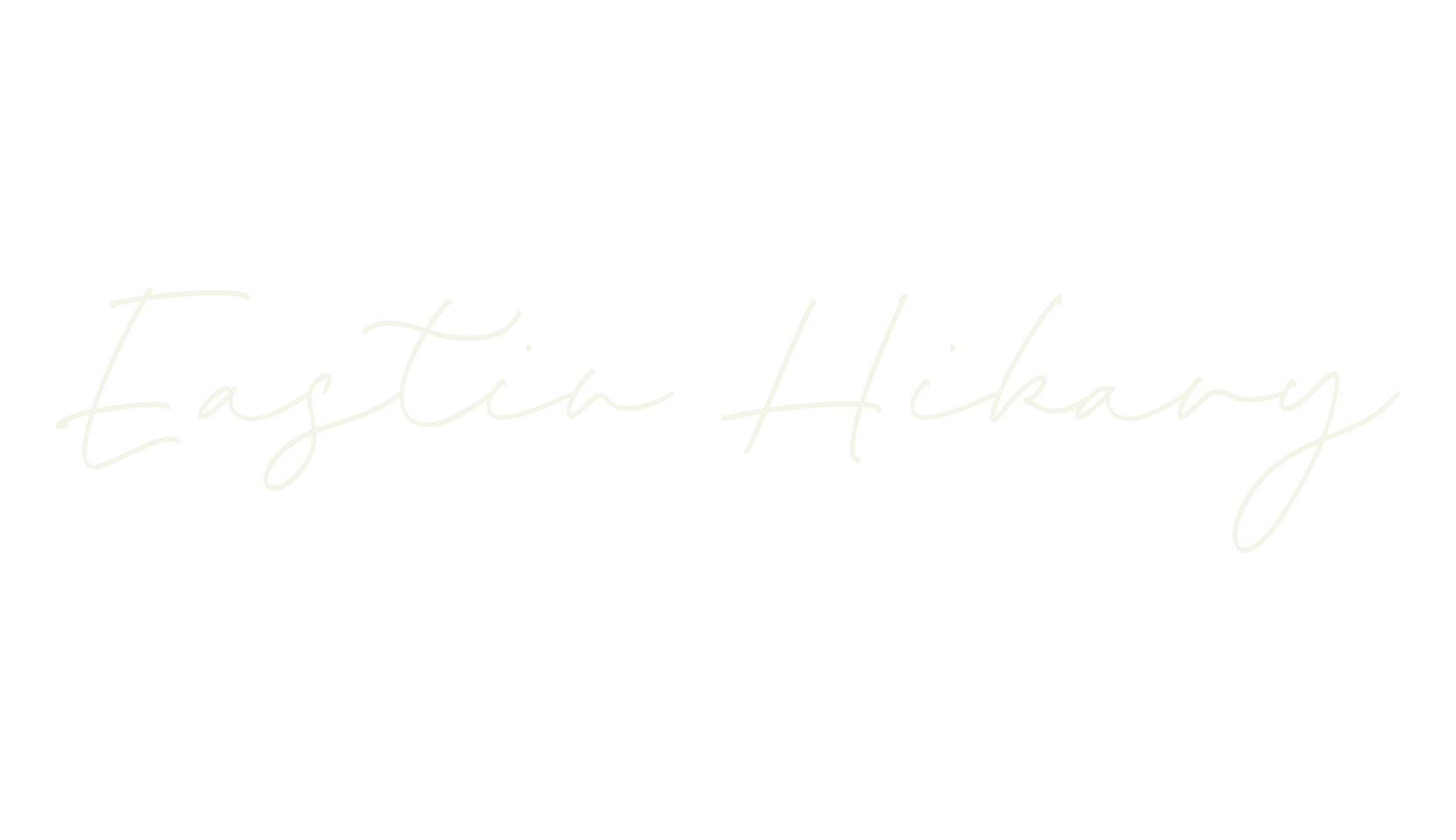 Eastin Hikary, wedding font preview