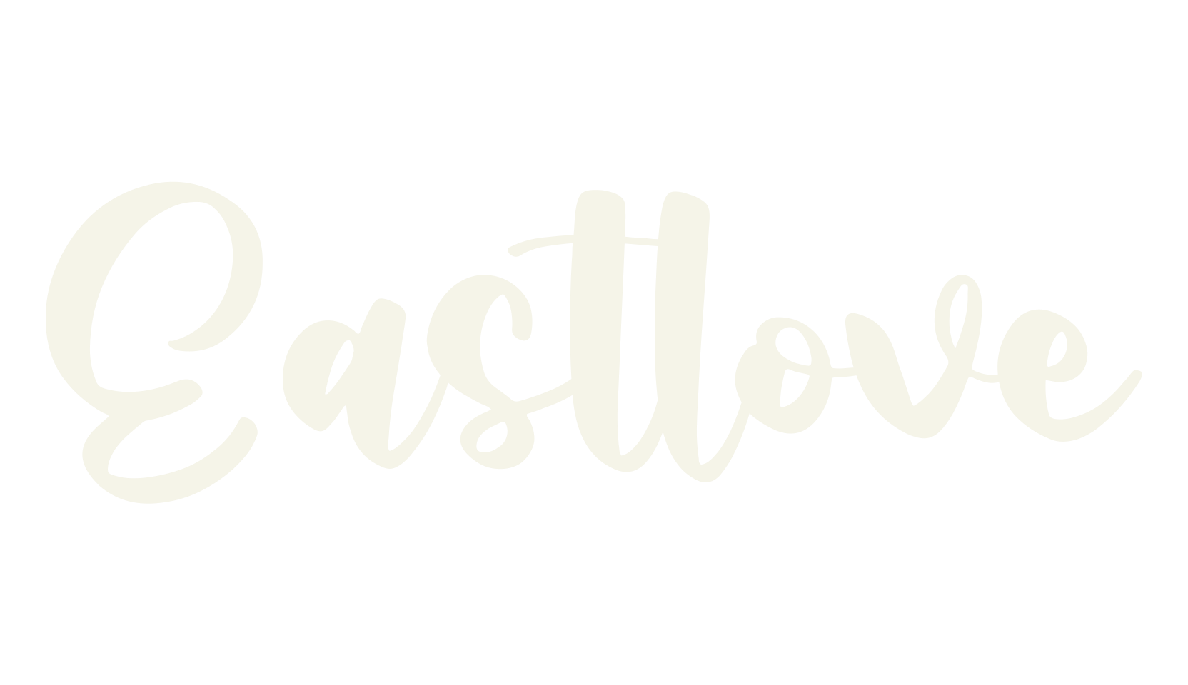 Eastlove, decorative font preview