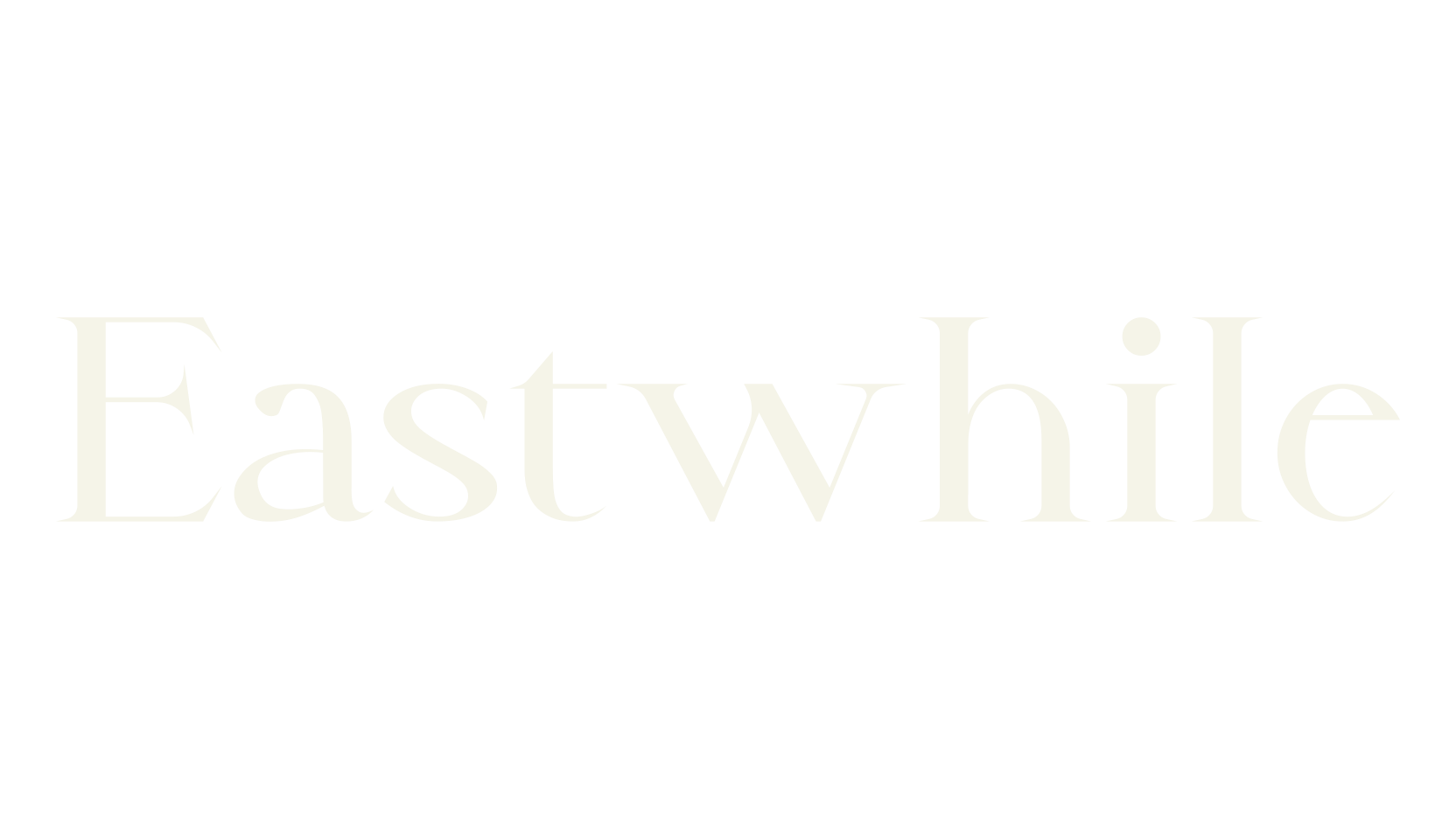 Eastwhile, clean font preview