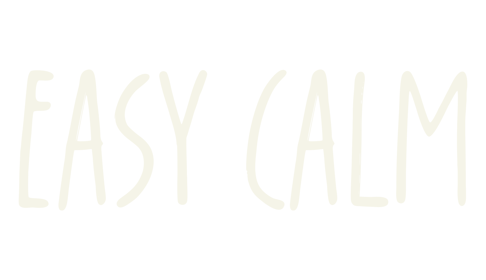 Easy Calm, modern font preview
