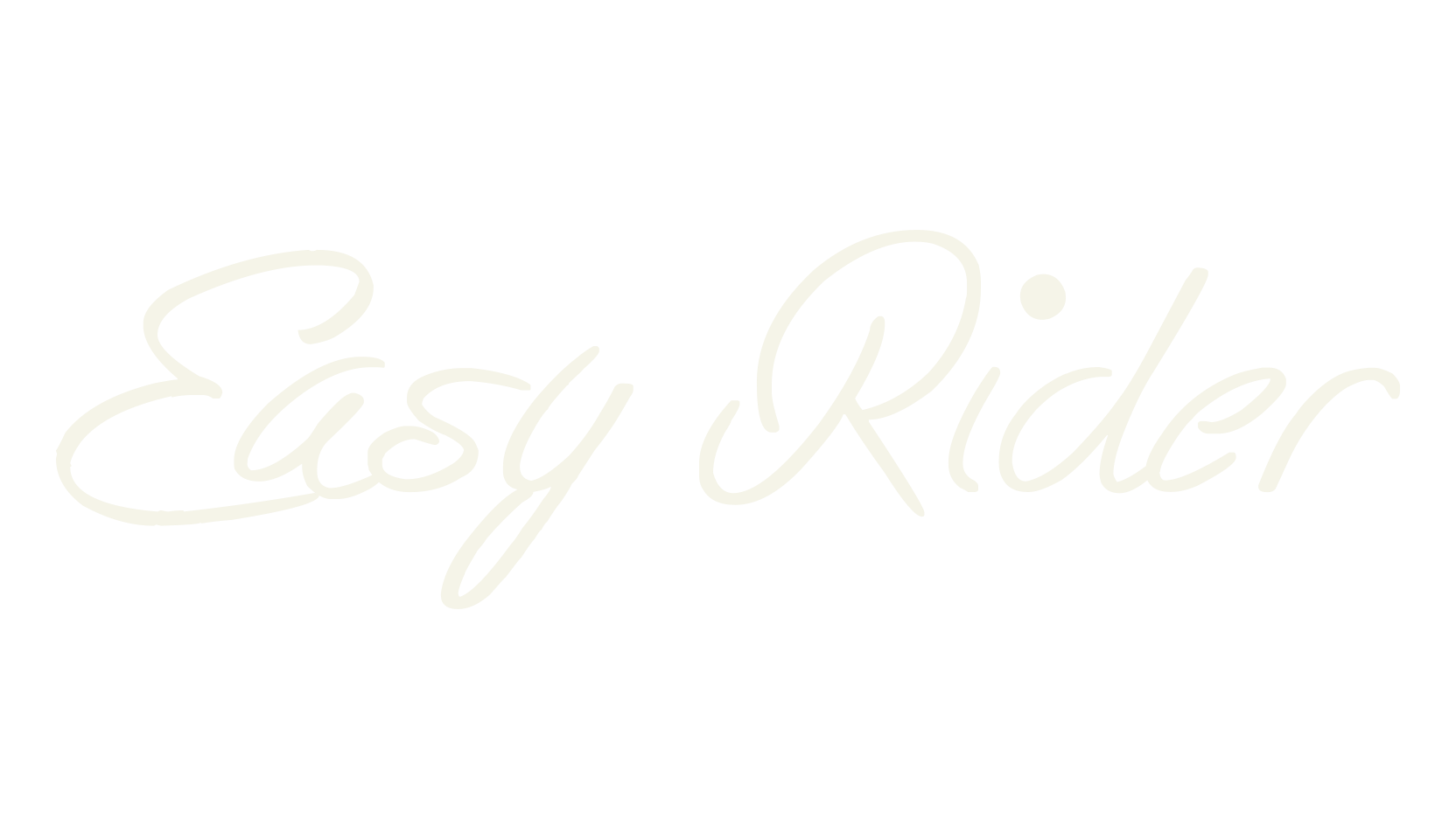 Easy Rider, handwritten font preview