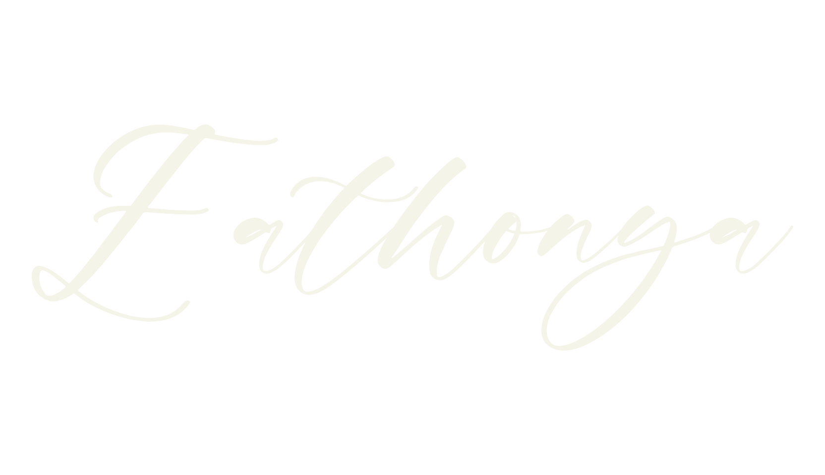 Eathonya, script font preview