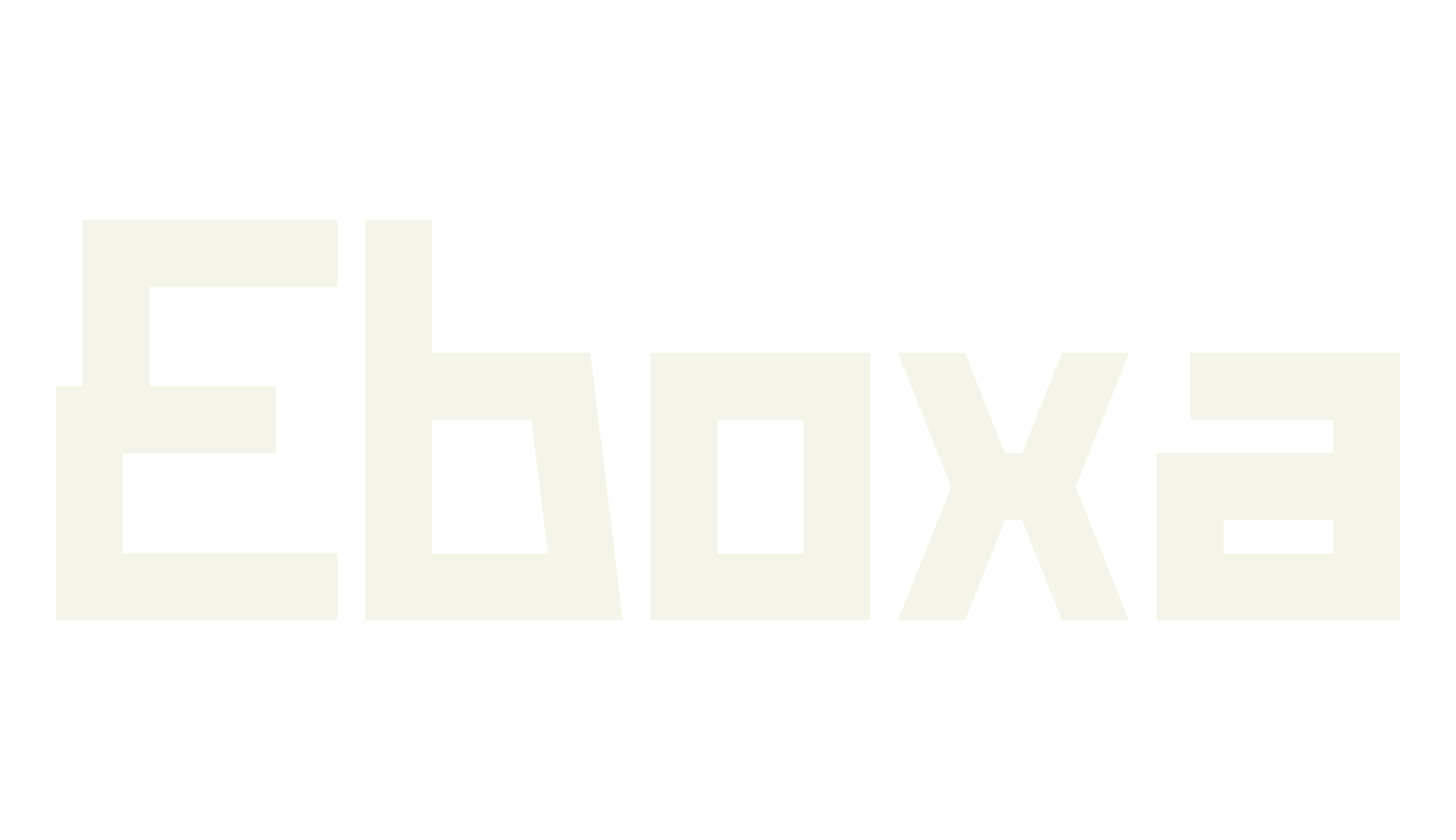 Eboxa, display market font preview