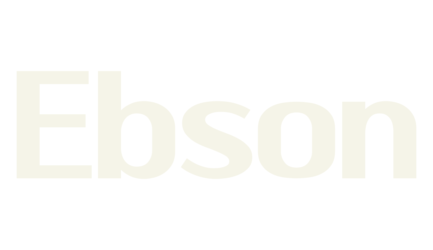 Ebson, sans font preview
