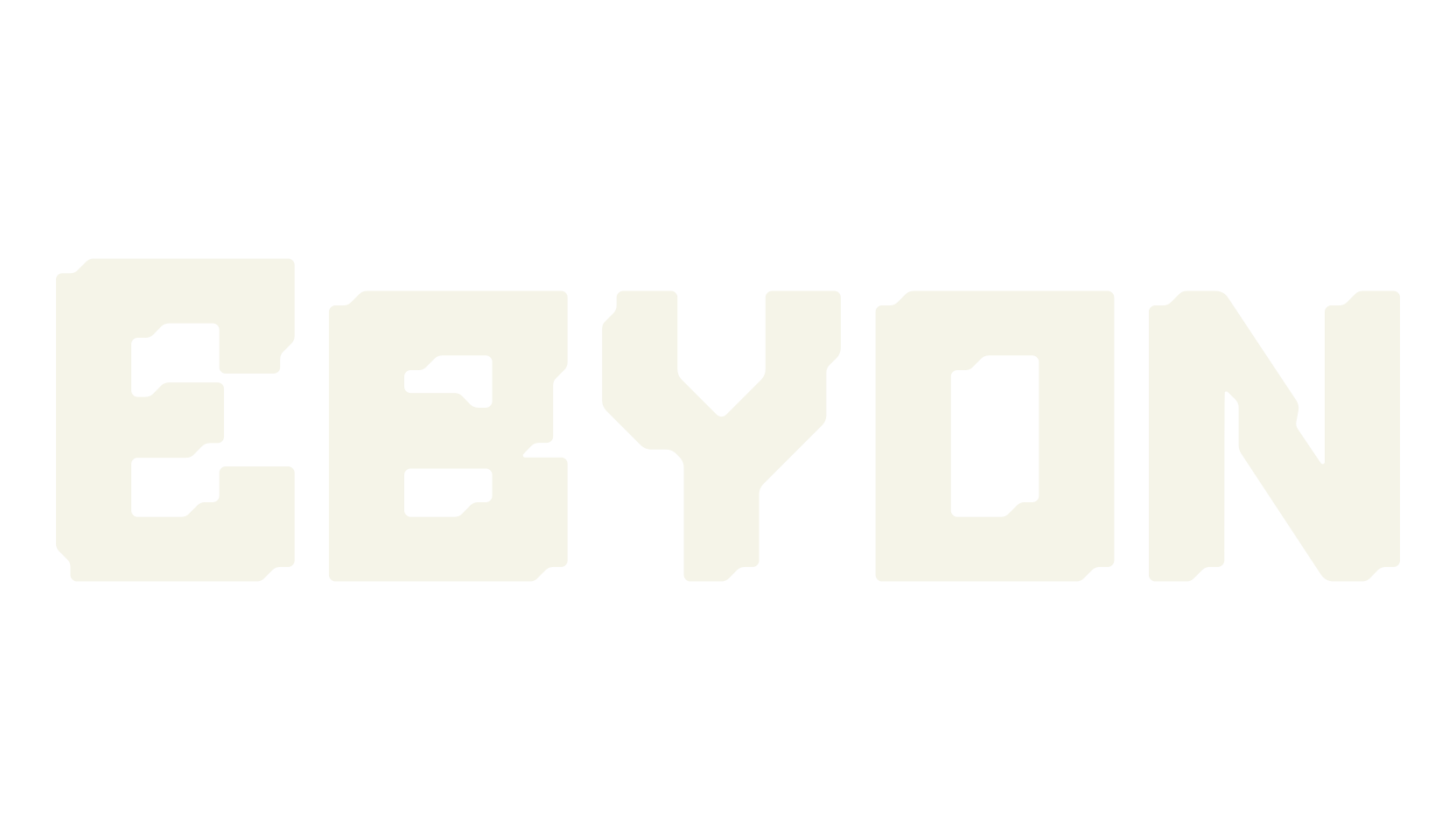 Ebyon, sans serif font preview