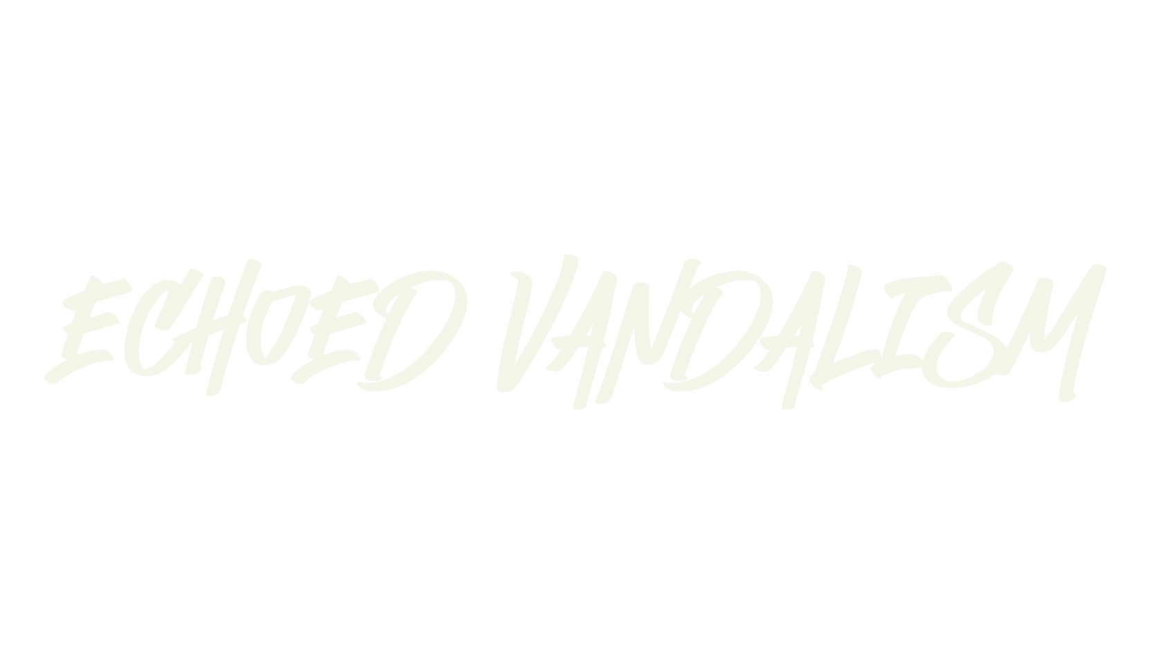 Echoed Vandalism, graffiti font preview